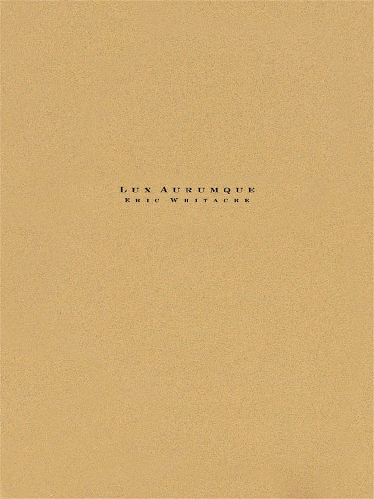 Lux Aurumque